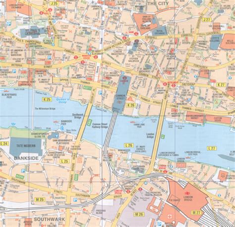 MICHELIN London map .